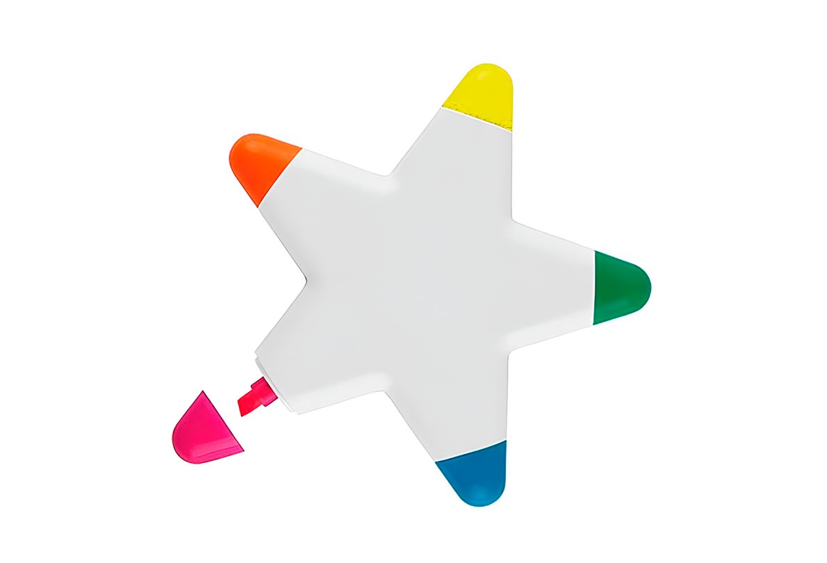 Destacador en forma de Estrella