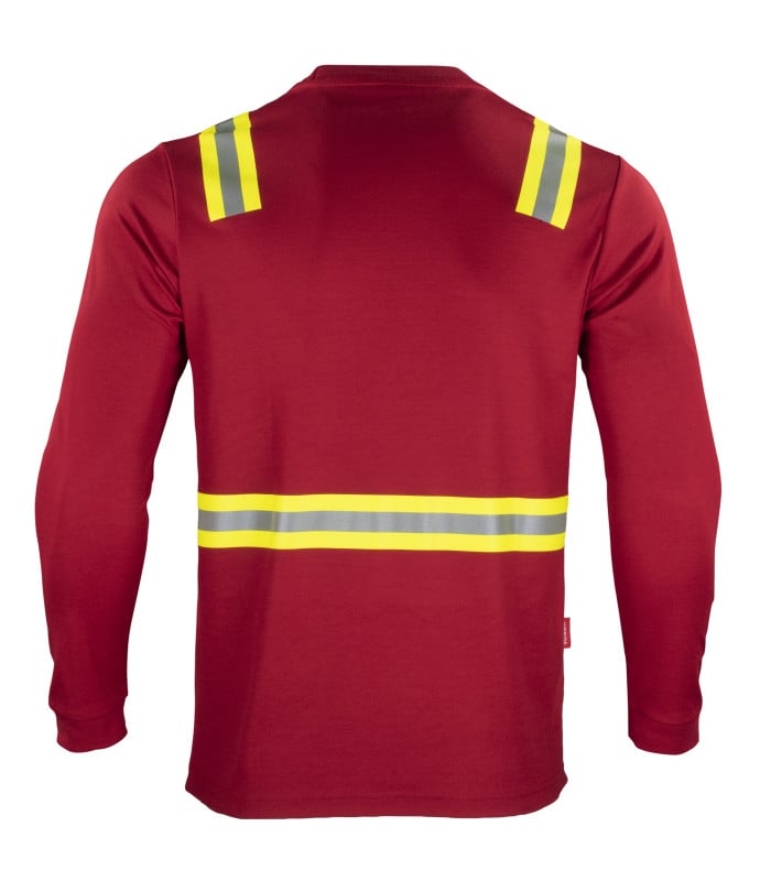 Polera Hibrida Dual Manga Larga Hombre