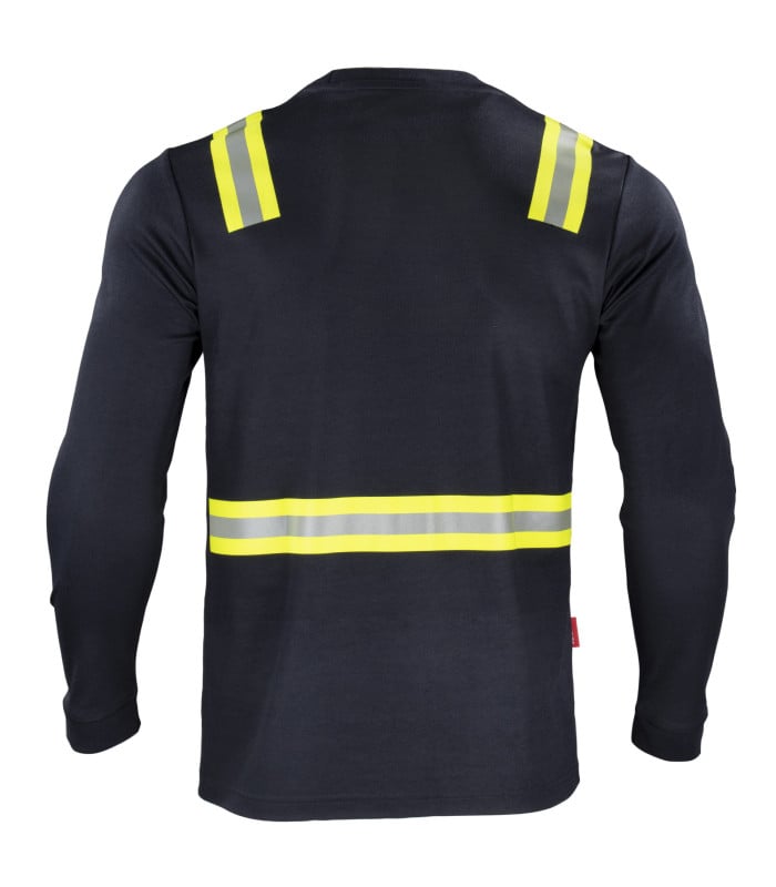 Polera Hibrida Dual Manga Larga Hombre