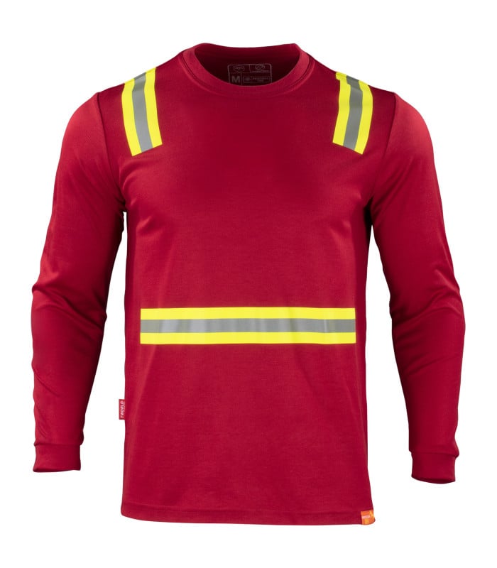 Polera Hibrida Dual Manga Larga Hombre