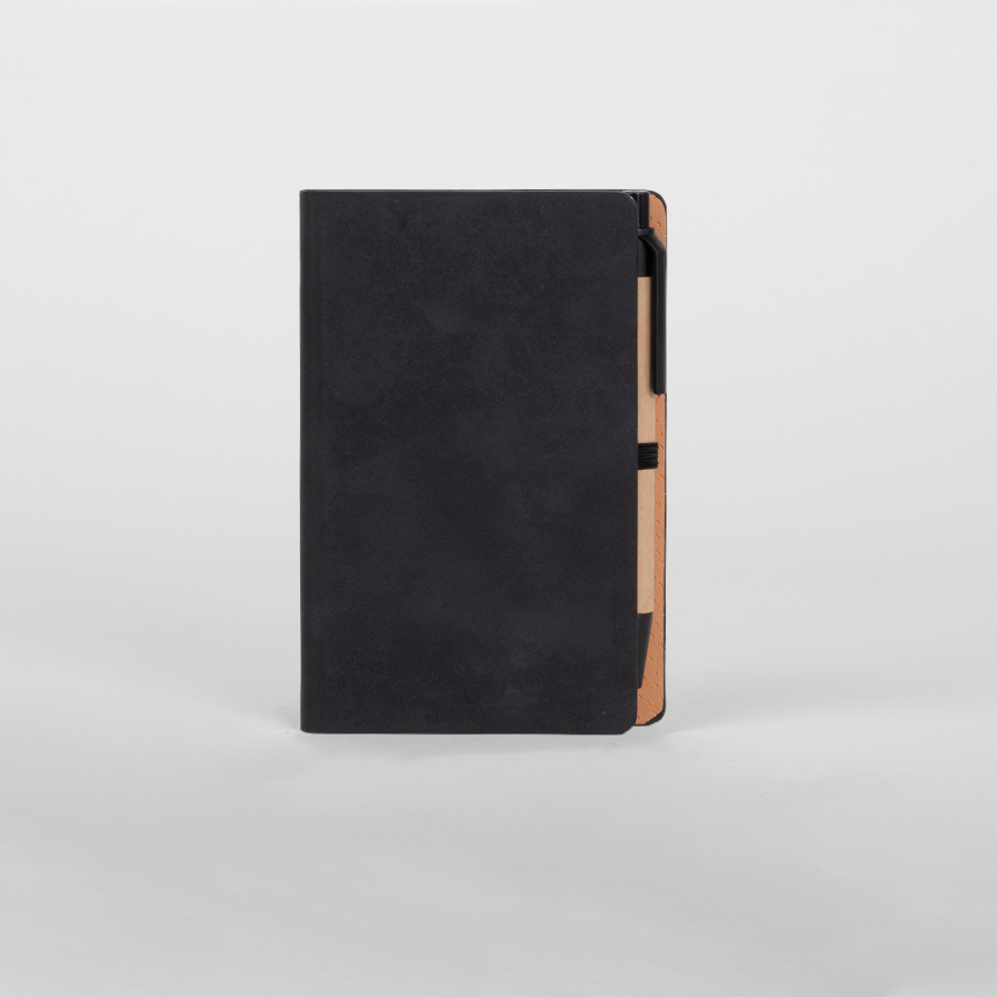 Libreta Memo Set AURORA de Eco-Cuero, con Bolígrafo 