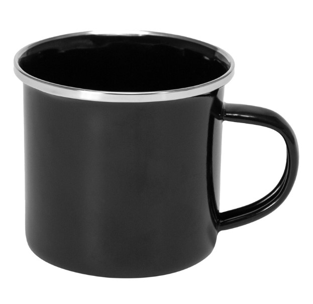 Tazón Enlozado Negro 350ml