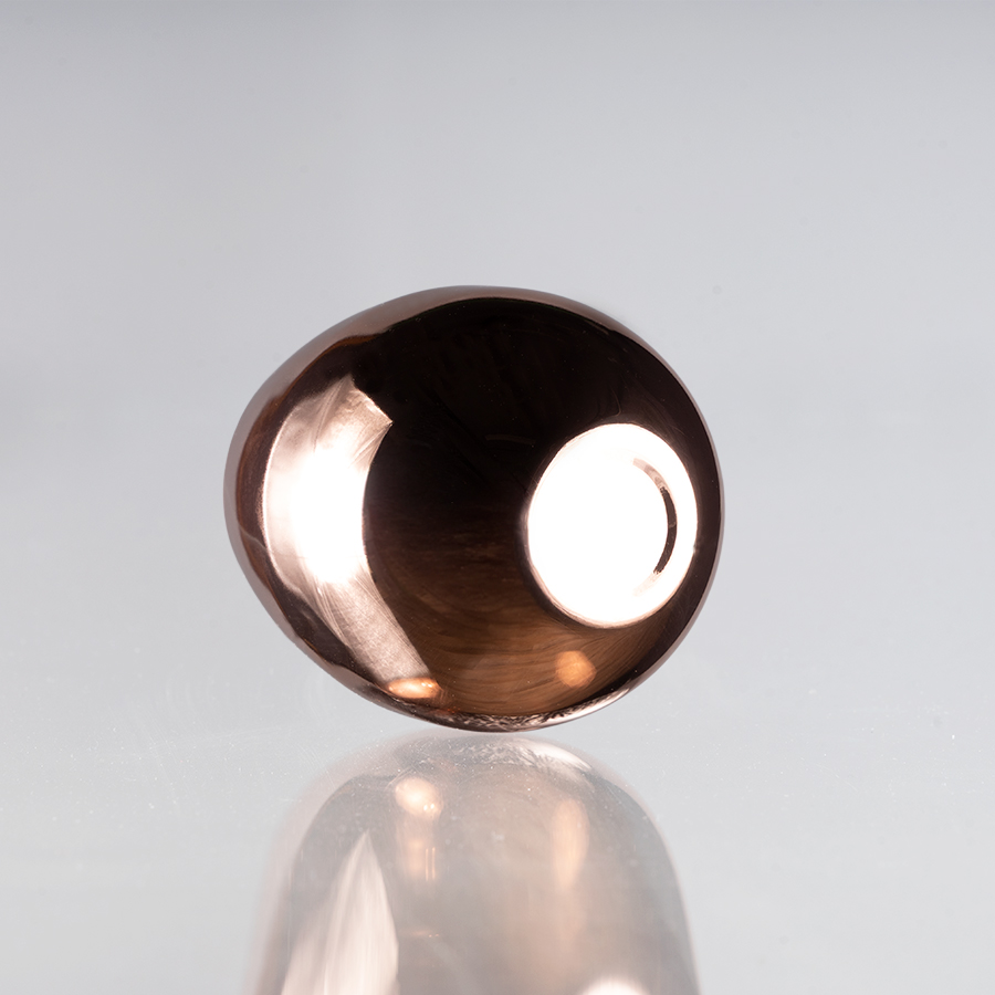 Vaso encobrizado para vino 