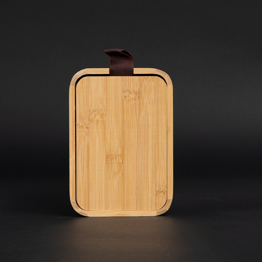 Caja organizadora de Bamboo con espejo ANNA