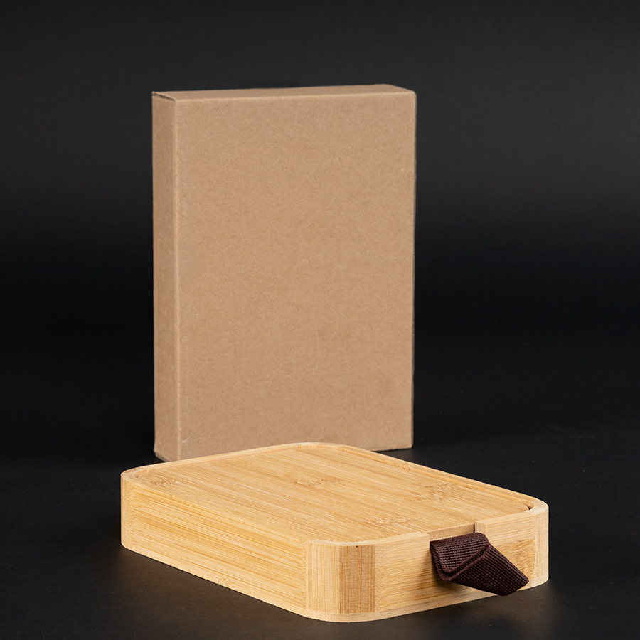 Caja organizadora de Bamboo con espejo ANNA